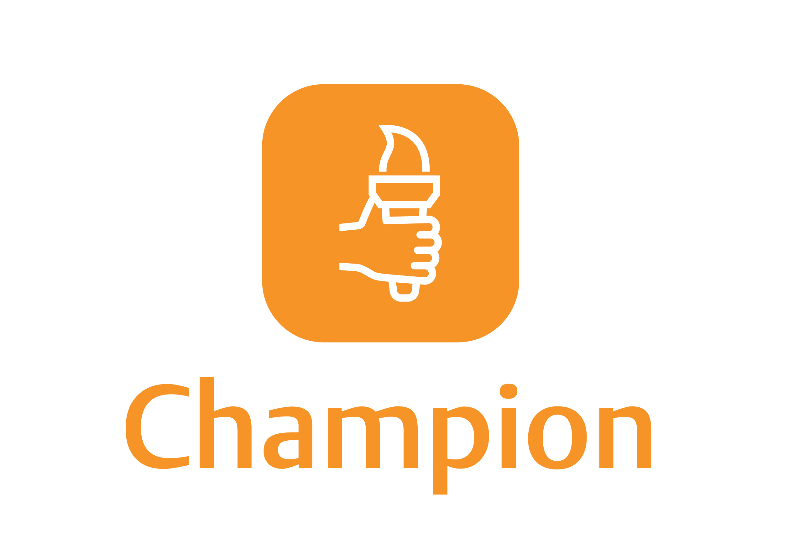 Icône champion