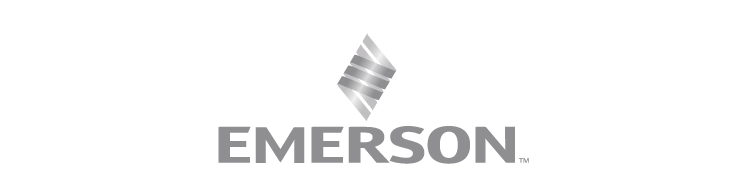 Emerson logo - Silver